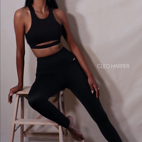 Cleo Harper Coco Bralet Black Sports Bra XS - Picture 7 of 12